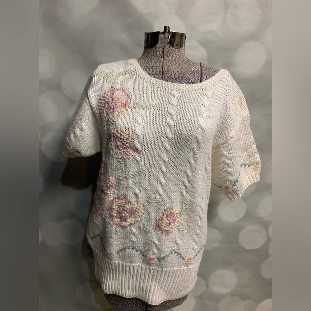 Vintage knitted‎ by hand Jennifer Rees sweater